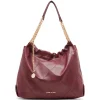 Best Anne Klein Soft Stitched Quilted Hobo With Chain Strap