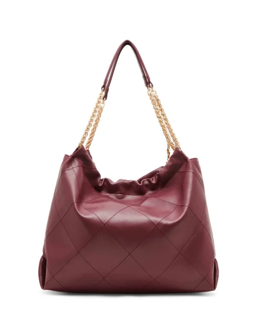 Best Anne Klein Soft Stitched Quilted Hobo With Chain Strap