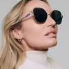 Cheap Anne Klein Sophisticated Butterfly Sunglasses