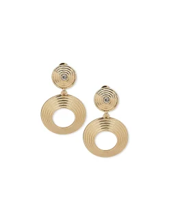 Discount Anne Klein Spiral Drop Earring