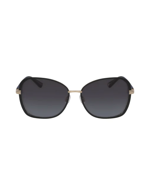 Fashion Anne Klein Square Metal Sunglasses