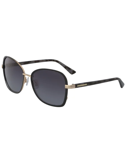 Fashion Anne Klein Square Metal Sunglasses