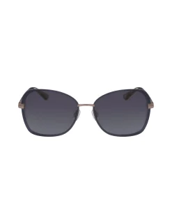 Fashion Anne Klein Square Metal Sunglasses