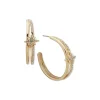 Flash Sale Anne Klein Star Motif Hoop Earring