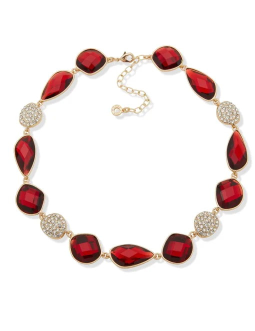 Sale Anne Klein Station Collar Necklace