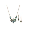 Shop Anne Klein Stone Cluster Necklace And Earring Set