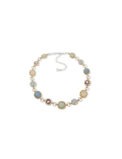 Outlet Anne Klein Stone Link Collar Necklace
