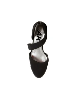 Cheap Anne Klein Tara Strap D'Orsay Wedge Black Multi Fabric