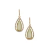 Cheap Anne Klein Teardrop Orbital Green Earrings