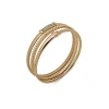 Cheap Anne Klein Textured 3 Piece Bangle Bracelet Set