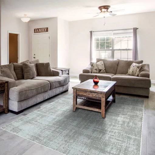 Discount Anne Klein The Alto Contemporary Abstract Rug Collection Grey/Light Blue