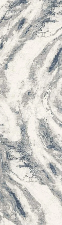 Best Sale Anne Klein The Artisan Modern Abstract Rug Collection Grey/Ivory/Blue