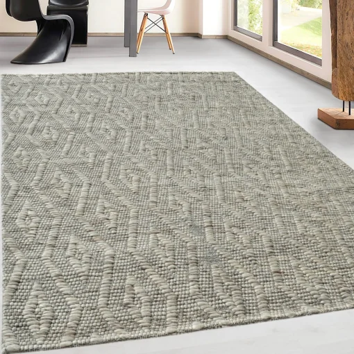 Fashion Anne Klein The Helena Contemporary Geometric Rug Collection Mix Grey
