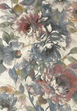 Clearance Anne Klein The Illusions Contemporary Floral Rug Collection Multi