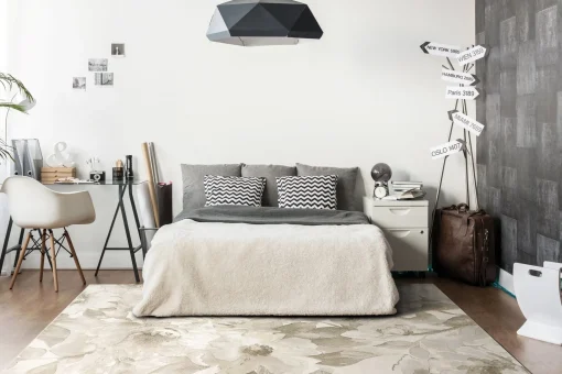 Best Anne Klein The Illusions Contemporary Floral Rug Collection