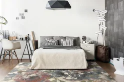 Clearance Anne Klein The Illusions Contemporary Floral Rug Collection Multi