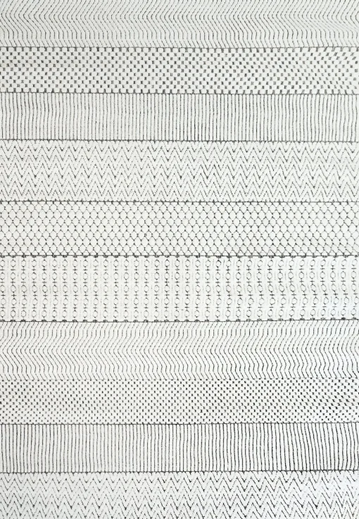 Best Anne Klein The Inscribe Contemporary Rug Collection Ivory/Grey