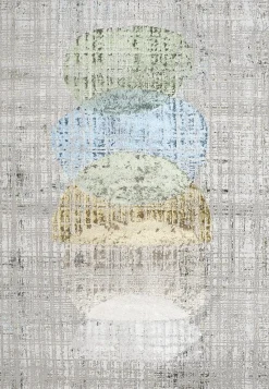 Hot Anne Klein The Modern Art Modern Rug Collection Grey/Multi
