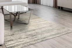 Best Anne Klein The Nobility Modern Abstract Rug Collection Grey/Beige/Charcoal