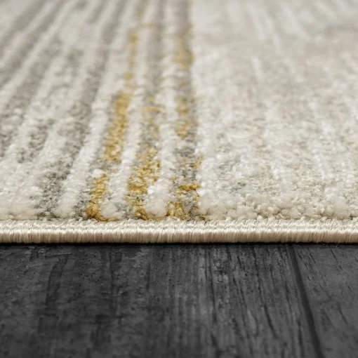 Best Anne Klein The Nobility Modern Abstract Rug Collection Grey/Beige/Charcoal