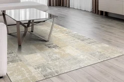 New Anne Klein The Nobility Modern Geometric Rug Collection Grey/Beige/Charcoal