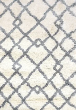 Hot Anne Klein The Printed Posh Contemporary Rug Collection Ivory/Grey