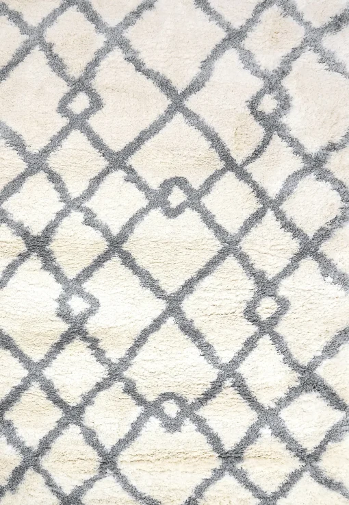 Hot Anne Klein The Printed Posh Contemporary Rug Collection Ivory/Grey