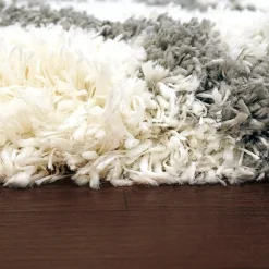Hot Anne Klein The Printed Posh Contemporary Rug Collection Ivory/Grey