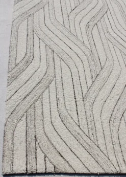 Best Sale Anne Klein The Seville Modern Rug Collection Ivory/Natural