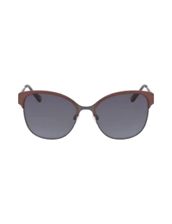 Best Anne Klein Two-Tone Metal Square Sunglasses