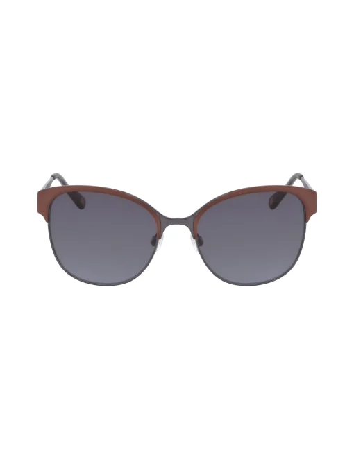 Best Anne Klein Two-Tone Metal Square Sunglasses