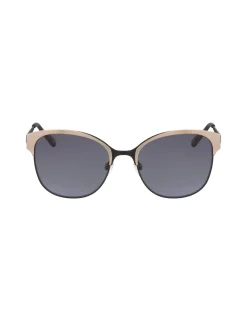 Best Anne Klein Two-Tone Metal Square Sunglasses