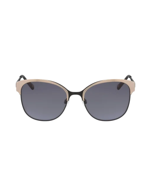 Best Anne Klein Two-Tone Metal Square Sunglasses
