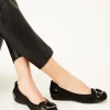 Hot Anne Klein Umeko Flat-Wide BLACK