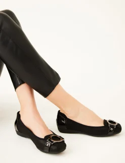 Hot Anne Klein Umeko Flat-Wide BLACK