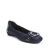 New Anne Klein Umeko Flat-Wide DARK NAVY