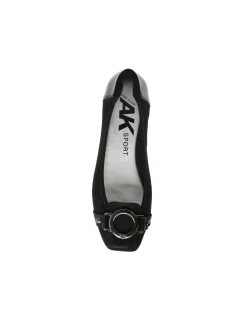 Hot Anne Klein Umeko Flat-Wide BLACK
