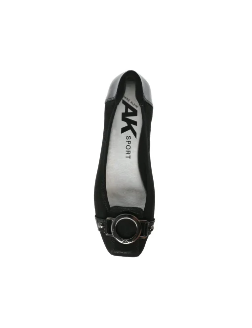 Hot Anne Klein Umeko Flat-Wide BLACK