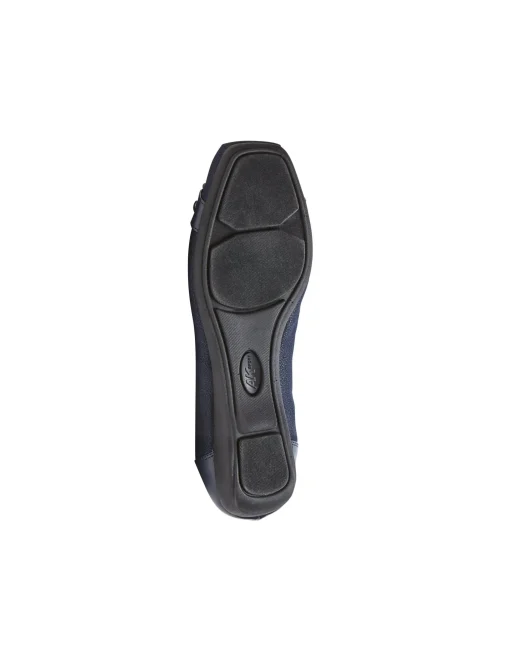 New Anne Klein Umeko Flat-Wide DARK NAVY