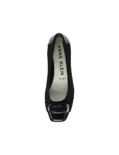 Sale Anne Klein Uplift Flat BLK/WHT SNAKE