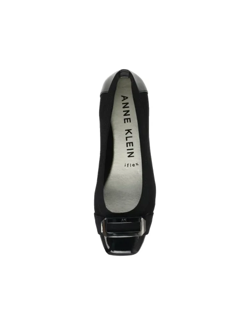 Sale Anne Klein Uplift Flat BLK/WHT SNAKE