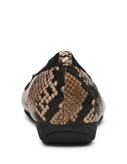 Sale Anne Klein Uplift Flat BLK/WHT SNAKE