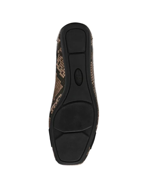 Sale Anne Klein Uplift Flat BLK/WHT SNAKE
