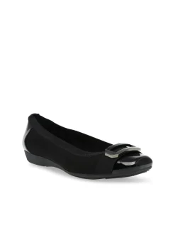 Sale Anne Klein Uplift Flat BLK/WHT SNAKE