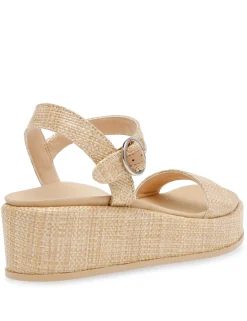 Flash Sale Anne Klein Venture Flatform Sandal- Sale Raffia