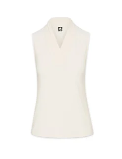 Online Anne Klein V-Neck Triple Pleat Top