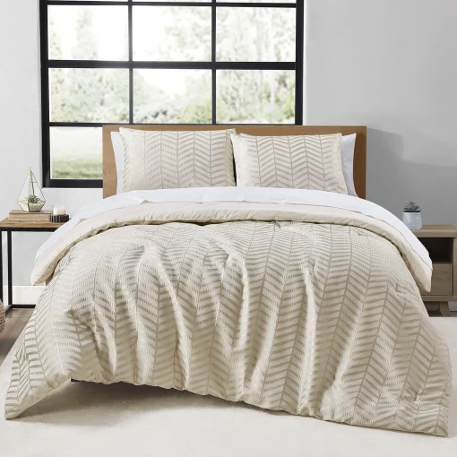 Cheap Anne Klein Wallingford Comforter Set Champagne