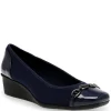 Sale Anne Klein Webster Wedge- Sale Navy Multi