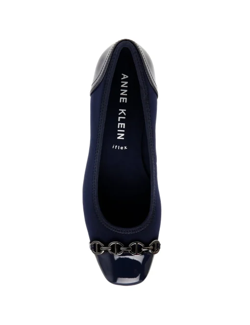 Sale Anne Klein Webster Wedge- Sale Navy Multi