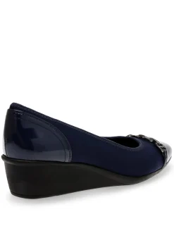 Sale Anne Klein Webster Wedge- Sale Navy Multi
